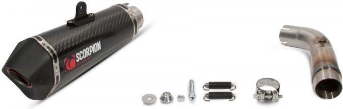Scorpion / スコーピオンエキゾースト Serket （Taper）テーパースリップオン カーボンファイバースリーブ eマーク Suzuki SV650 2016 - | RSI119CEO
