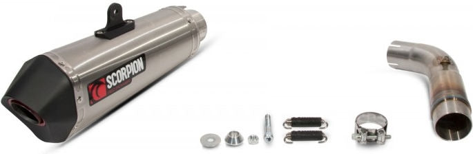 Scorpion / スコーピオンエキゾースト Serket （Taper）テーパースリップオン ステンレススリーブ eマーク Suzuki SV 650 16-Current 2016 | RSI119SEO