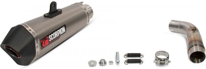 Scorpion / スコーピオンエキゾースト Serket （Taper）テーパースリップオン チタンスリーブ eマーク Suzuki SV650 2016 - 201 | RSI119TEO