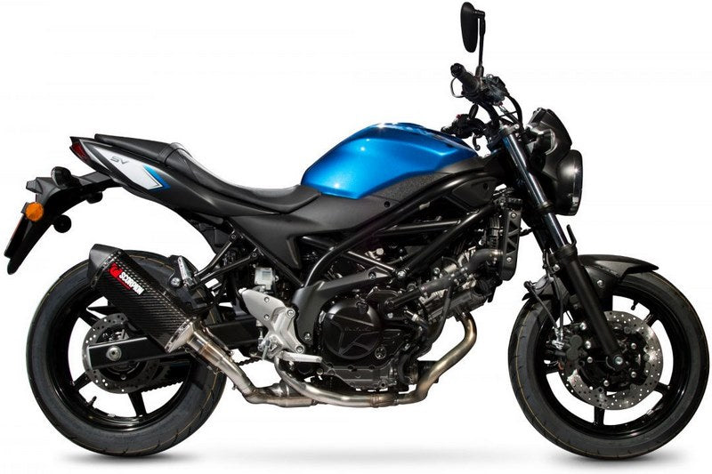 Scorpion / スコーピオンエキゾースト Serket スリップオン カーボンファイバースリーブ eマーク Suzuki SV 650 16-Current 2016 - 2018 | RSI120CEO