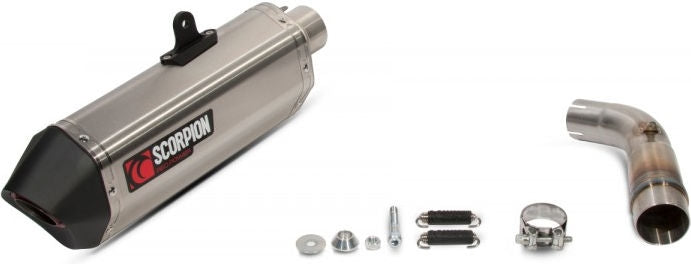 Scorpion / スコーピオンエキゾースト Serket スリップオン ステンレススリーブ eマーク Suzuki SV 650 16-Current 2016 - 2018 | RSI120SEO