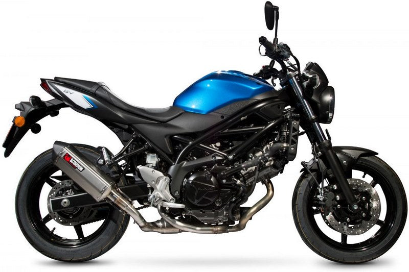 Scorpion / スコーピオンエキゾースト Serket スリップオン チタンスリーブ eマーク Suzuki SV 650 16-Current 2016 - 2018 | RSI120TEO