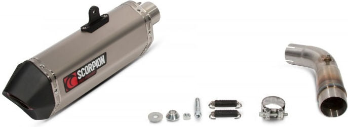 Scorpion / スコーピオンエキゾースト Serket スリップオン チタンスリーブ eマーク Suzuki SV 650 16-Current 2016 - 2018 | RSI120TEO
