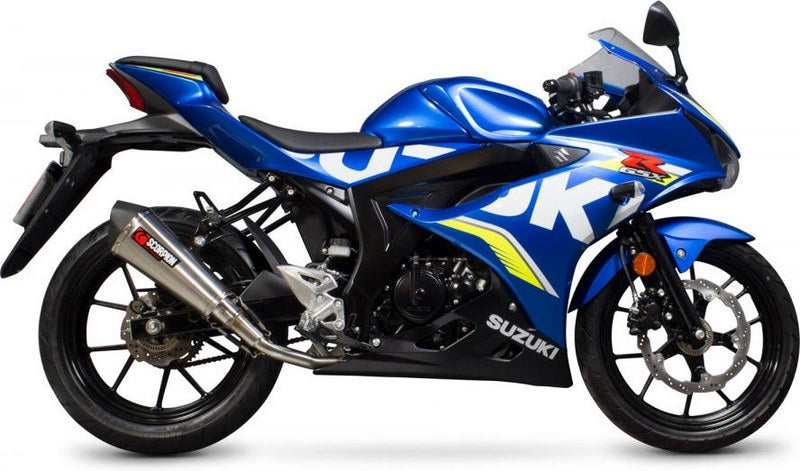 Scorpion / スコーピオンエキゾースト Serket テーパーフルシステム ステンレススリーブ Suzuki GSX-R125 2017 - 2018 | RSI121SEO