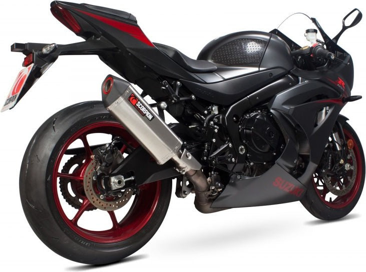 Scorpion / スコーピオンエキゾースト Serket スリップオン ステンレススリーブ eマーク Suzuki GSX-R 1000 17-Current 2017 - 2018 | RSI123SEO