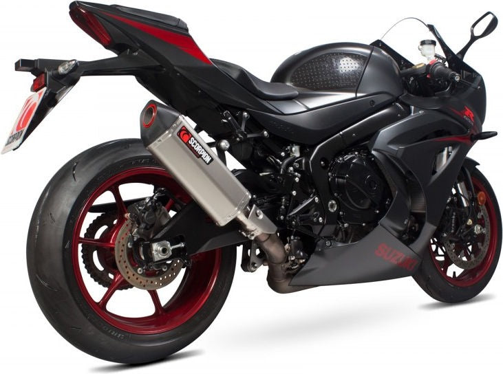 Scorpion / スコーピオンエキゾースト Serket スリップオン チタンスリーブ eマーク Suzuki GSX-R 1000 17-Current 2017 - 2018 | | RSI123TEO