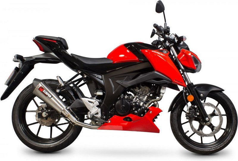 Scorpion / スコーピオンエキゾースト Serket テーパーフルシステム ステンレススリーブ Suzuki GSX-S 125 2017 - 2018 | RSI124SEO