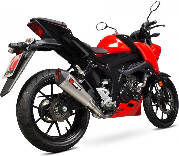 Scorpion / スコーピオンエキゾースト Serket テーパーフルシステム チタンスリーブ Suzuki GSX-S 125 2017 - 2018 | RSI124TEO