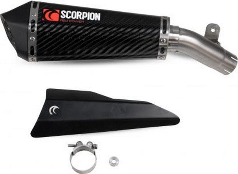 Scorpion / スコーピオンマフラー Serket Taper Slip-on Carbon Fibre Sleeve | RSI125CEO