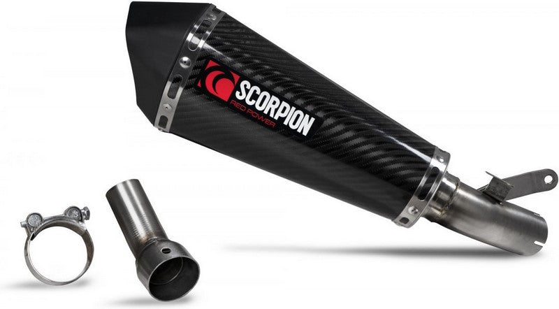 Scorpion / スコーピオンマフラー Serket Taper スリップオン カーボン スリーブ (非EU認証) | RSI126CEO