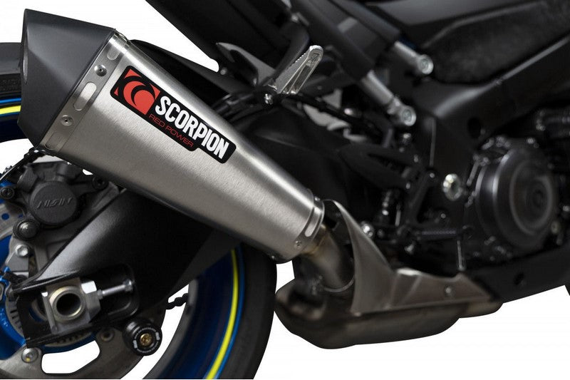 Scorpion / スコーピオンマフラー Serket Taper スリップオン ステンレス スリーブ ブラッシュ仕上げ (非EU認証) | RSI126SEO