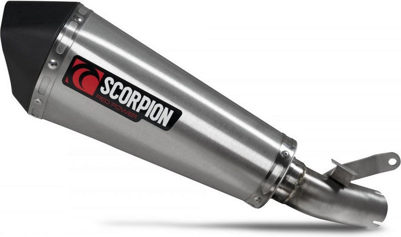 Scorpion / スコーピオンマフラー Serket Taper スリップオン ステンレス スリーブ ブラッシュ仕上げ (非EU認証) | RSI126SEO