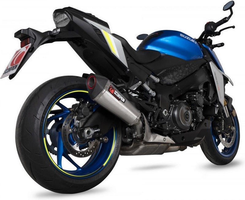 Scorpion / スコーピオンマフラー Serket Taper スリップオン ステンレス スリーブ ブラッシュ仕上げ (非EU認証) | RSI126SEO