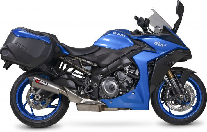 Scorpion Mufflers Serket Taper Slip-on Brushed Stainless Steel Sleeve | RSI127SEO