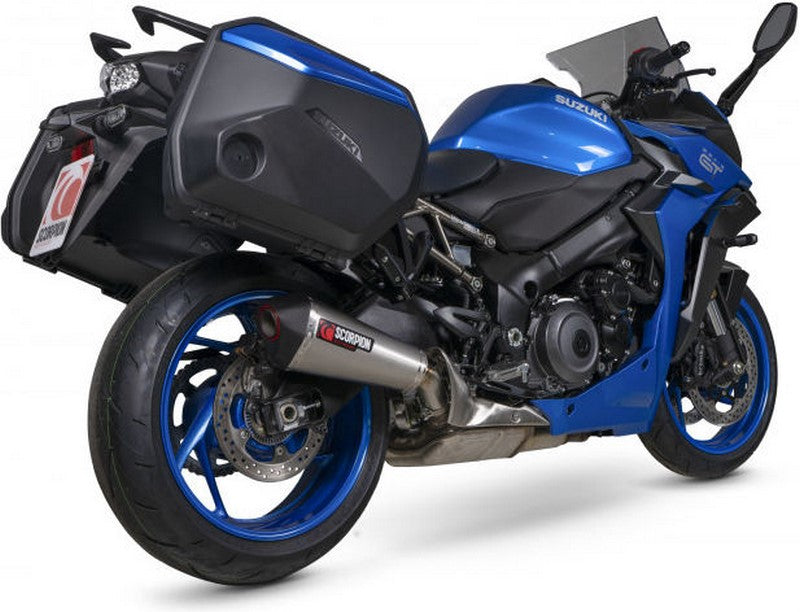 Scorpion Mufflers Serket Taper Slip-on Brushed Stainless Steel Sleeve | RSI127SEO