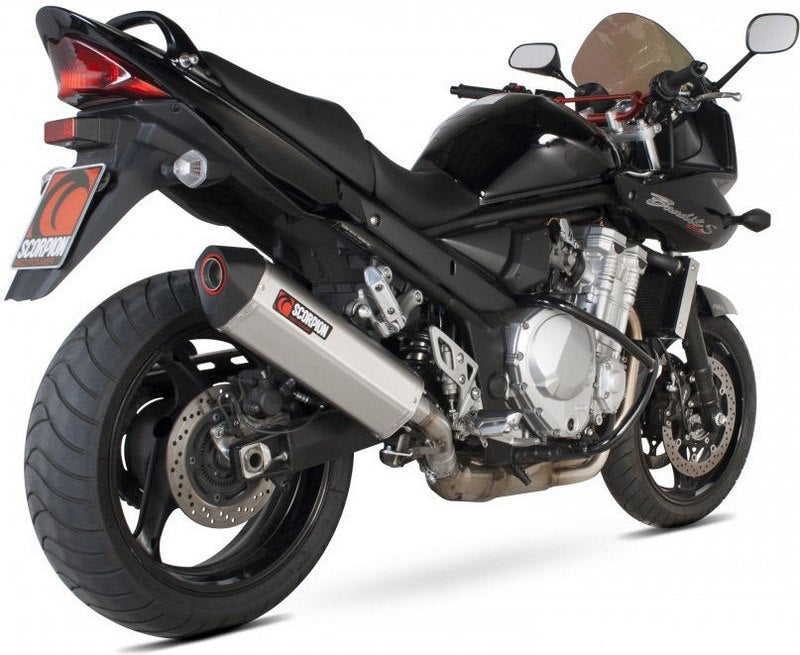 Scorpion / スコーピオンエキゾースト Serket スリップオン ステンレススリーブ eマーク Suzuki GSF 1250 Bandit 07-Current 2007 - | RSI96SEO