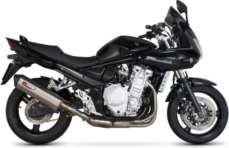 Scorpion / スコーピオンエキゾースト Serket スリップオン ステンレススリーブ eマーク Suzuki GSF 650 Bandit 07-11 2007 - 2011  | RSI98SEO