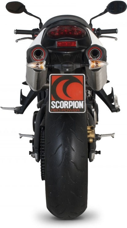 Scorpion / スコーピオンエキゾースト Serket スリップオン ステンレススリーブ eマーク Triumph Street Triple 675 07-12 2007 - 2 | RTR64SEO