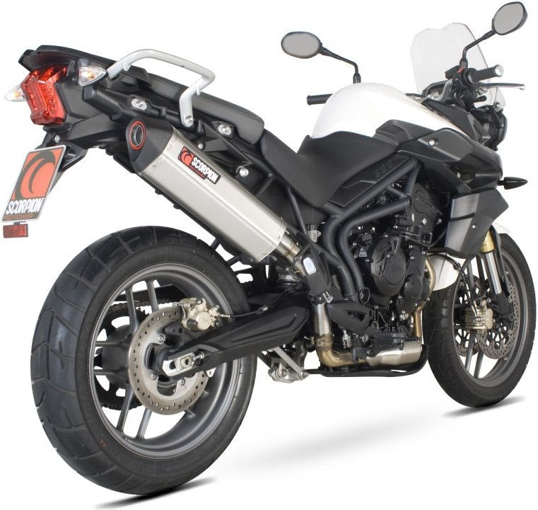 Scorpion / スコーピオンエキゾースト Serket スリップオン ステンレススリーブ eマーク Triumph Tiger 800 2011 - 2016 | RTR68SEO