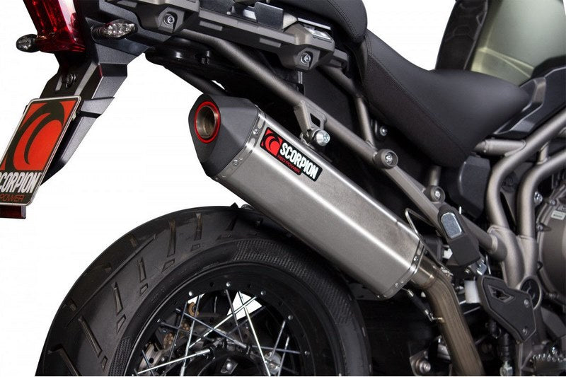 Scorpion / スコーピオンエキゾースト Serket スリップオン ステンレススリーブ eマーク Triumph Tiger 1200 Explorer 16-Current 2 | RTR80SEO