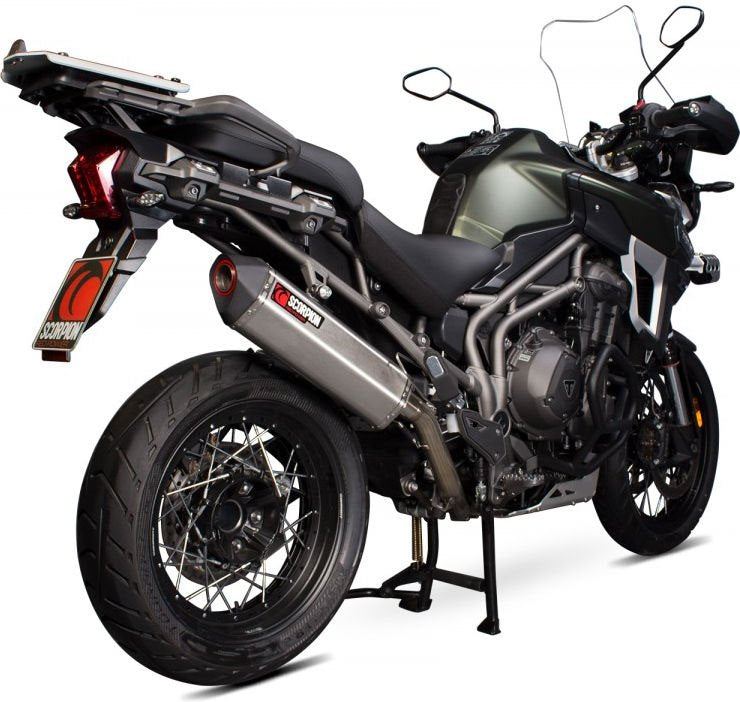 Scorpion / スコーピオンエキゾースト Serket スリップオン ステンレススリーブ eマーク Triumph Tiger 1200 Explorer 16-Current 2 | RTR80SEO