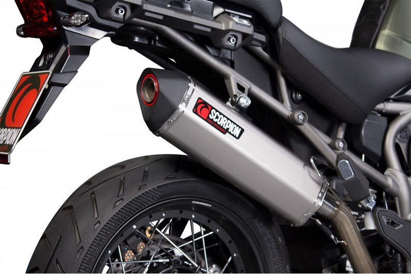Scorpion / スコーピオンエキゾースト Serket スリップオン チタンスリーブ eマーク Triumph Tiger Explorer 1200 2016 - | RTR80TEO