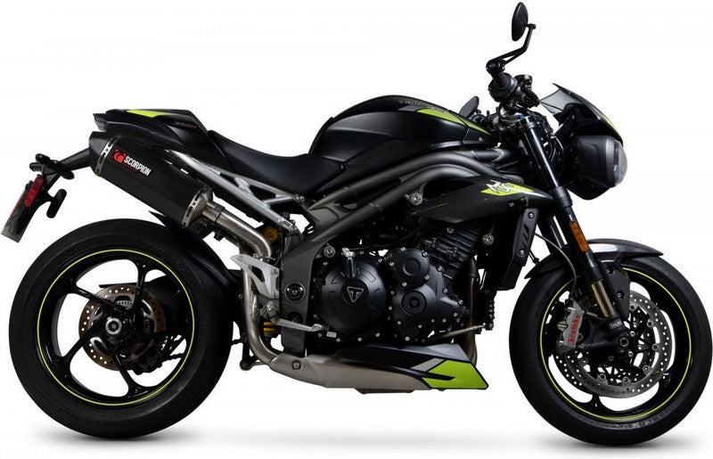 Scorpion / スコーピオンマフラー Serket Parallel スリップオン (ペア) ブラック セラミックコート スリーブ (非EU認証) | RTR88BCER