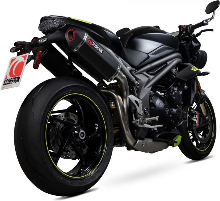 Scorpion / スコーピオンマフラー Serket Parallel スリップオン (ペア) ブラック セラミックコート スリーブ (非EU認証) | RTR88BCER