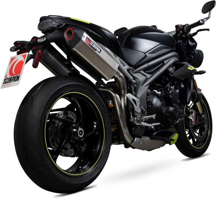 Scorpion / スコーピオンマフラー Serket Parallel スリップオン (ペア) チタン スリーブ (非EU認証) | RTR88TEO