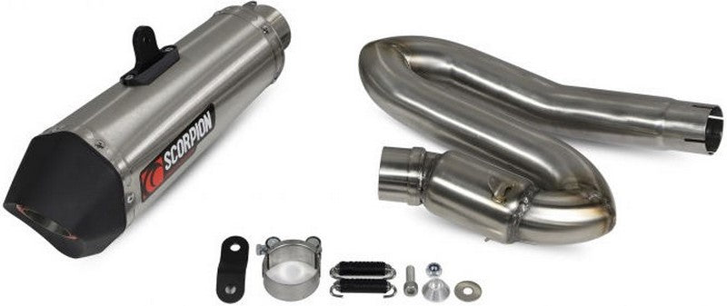 Scorpion / スコーピオンマフラー Serket Taper Slip-on Brushed Stainless Steel Sleeve | RTR89SEO