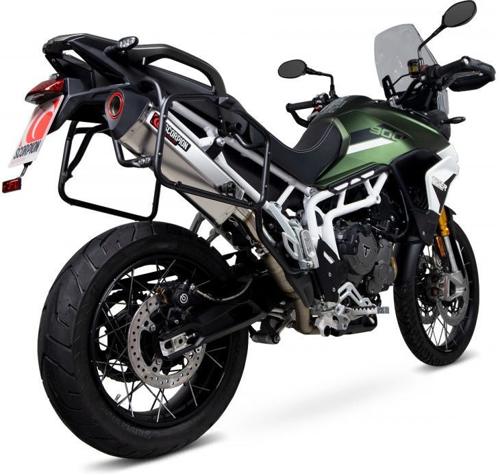 Scorpion / スコーピオンマフラー Serket Parallel スリップオン チタン スリーブ (非EU認証) | RTR90TEO