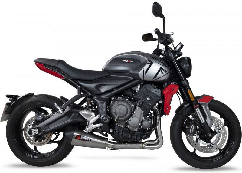 Scorpion / スコーピオンマフラー Serket Taper フルシステム ステンレス スリーブ ブラッシュ仕上げ (非EU認証) | RTR91SYSSEO