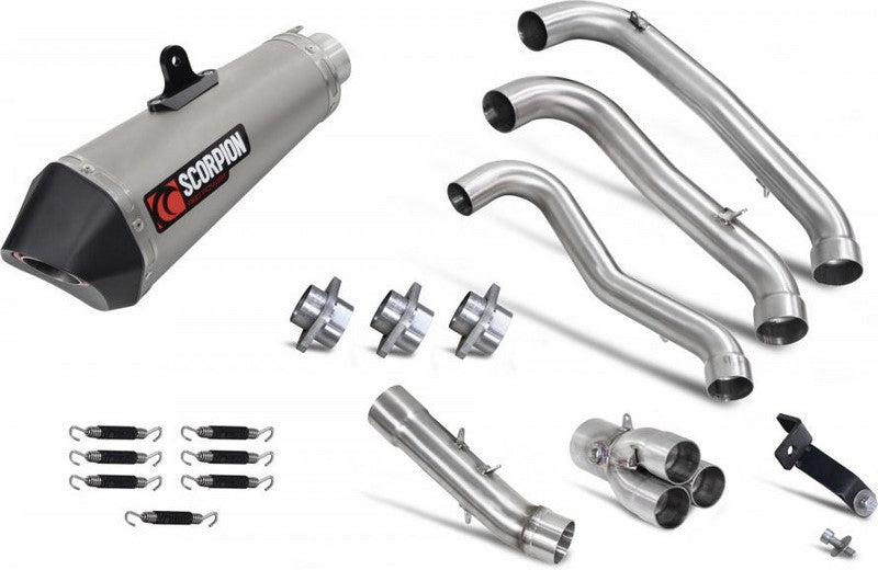 Scorpion / スコーピオンマフラー Serket Taper フルシステム チタン スリーブ (非EU認証) | RTR91SYSTEO