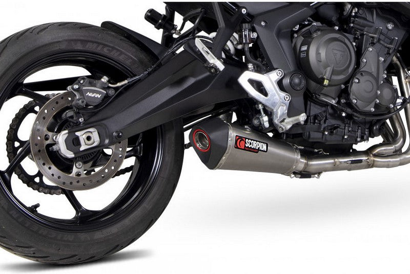 Scorpion Mufflers Serket Taper Full System Titanium Sleeve | RTR93SYSTEO