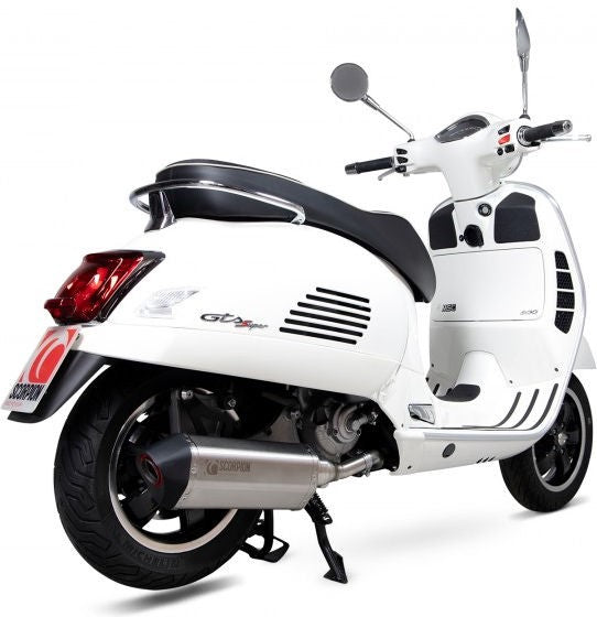 Scorpion / スコーピオンマフラー Serket Parallel Slip-on Brushed Stainless Steel Sleeve | RVE218SEO