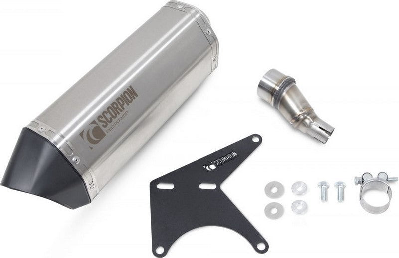 Scorpion / スコーピオンマフラー Serket Parallel スリップオン ステンレス スリーブ ブラッシュ仕上げ (非EU認証) | RVE219SEO