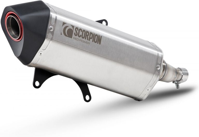 Scorpion / スコーピオンマフラー Serket Parallel スリップオン ステンレス スリーブ ブラッシュ仕上げ (非EU認証) | RVE219SEO