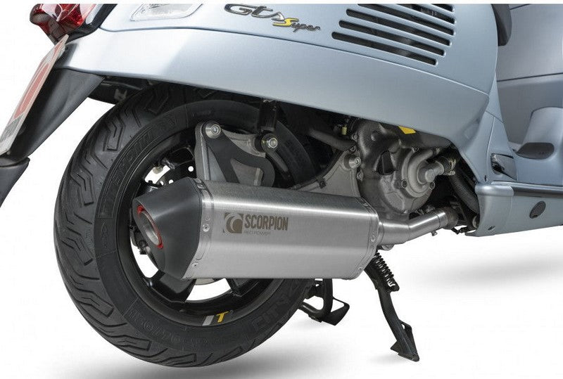 Scorpion Mufflers Serket Parallel Slip-on Brushed Stainless Steel Sleeve | RVE220SEO