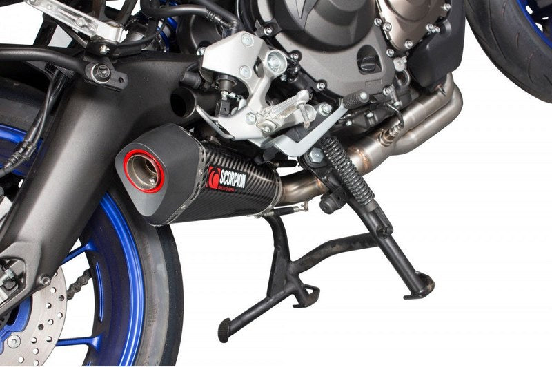 Scorpion / スコーピオンエキゾースト Serket テーパーフルシステム カーボンファイバースリーブ Yamaha MT-09 Tracer 2013 - 2018 | RYA101SYSCEO