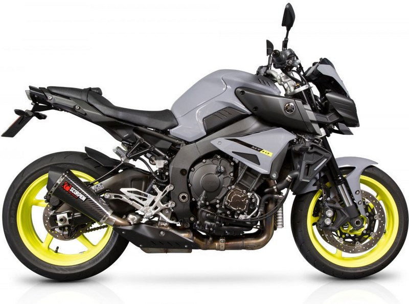 Scorpion / スコーピオンエキゾースト Serket （Taper）テーパースリップオン カーボンファイバースリーブ eマーク Yamaha MT-10 2016 - | RYA102CEO