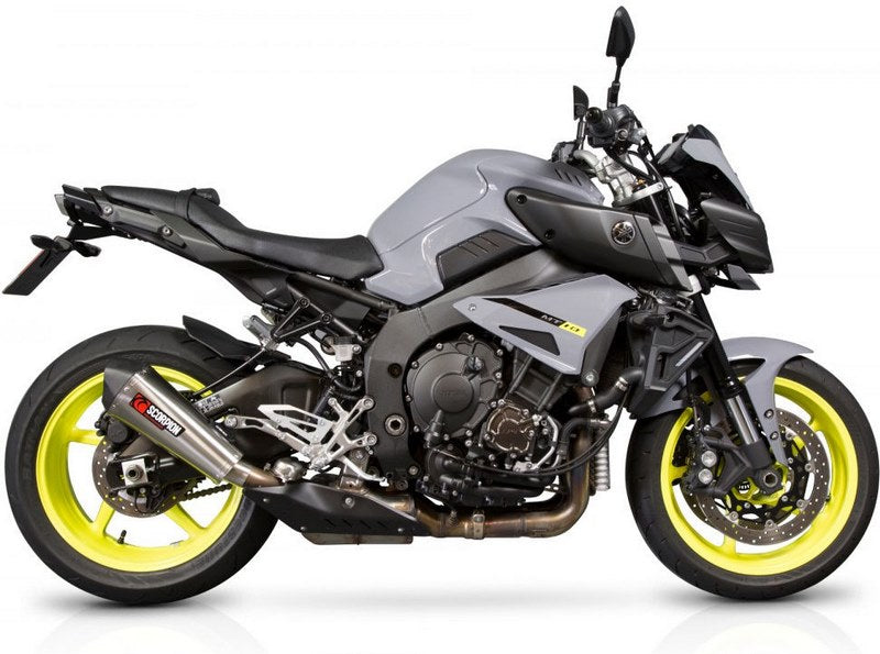 Scorpion / スコーピオンエキゾースト Serket （Taper）テーパースリップオン ステンレススリーブ eマーク Yamaha MT-10 201 | RYA102SEO
