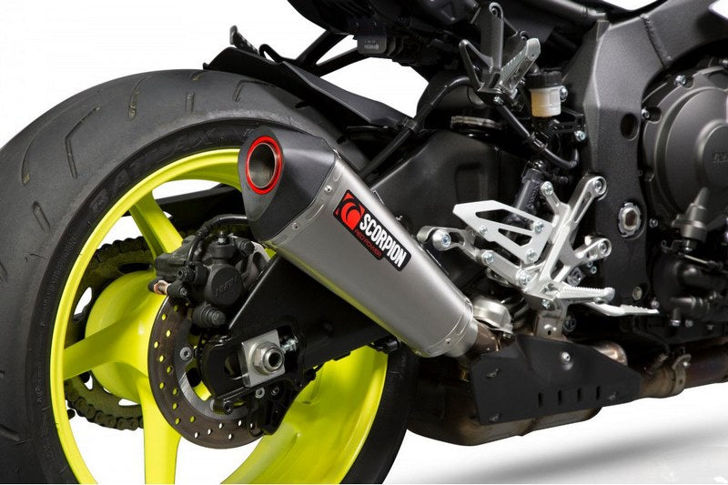 Scorpion / スコーピオンエキゾースト Serket （Taper）テーパースリップオン チタンスリーブ eマーク Yamaha MT-10 2016 - 201 | RYA102TEO