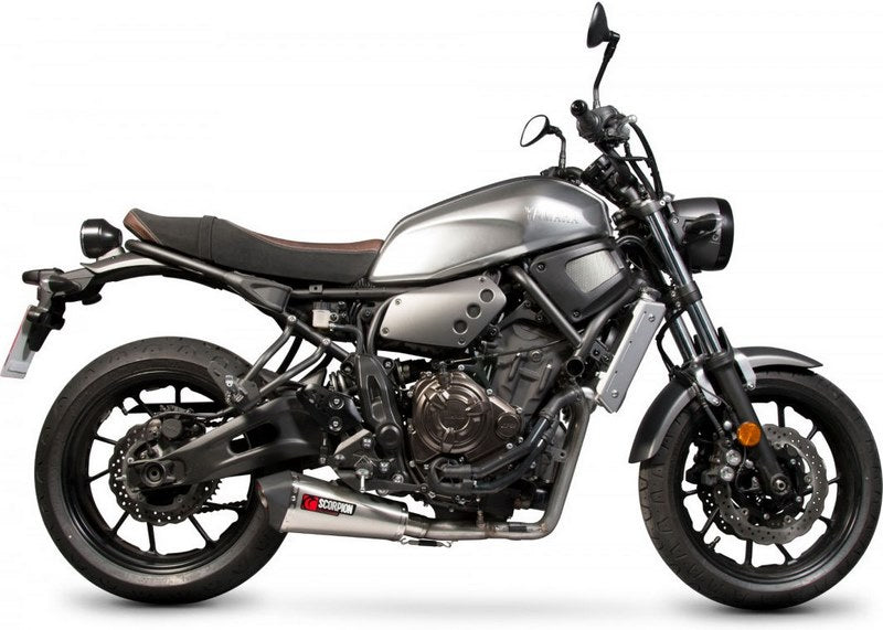 Scorpion / スコーピオンエキゾースト Serket テーパーフルシステム ステンレススリーブ Yamaha XSR 700 2016 - 2018 | RYA103SYSSEO
