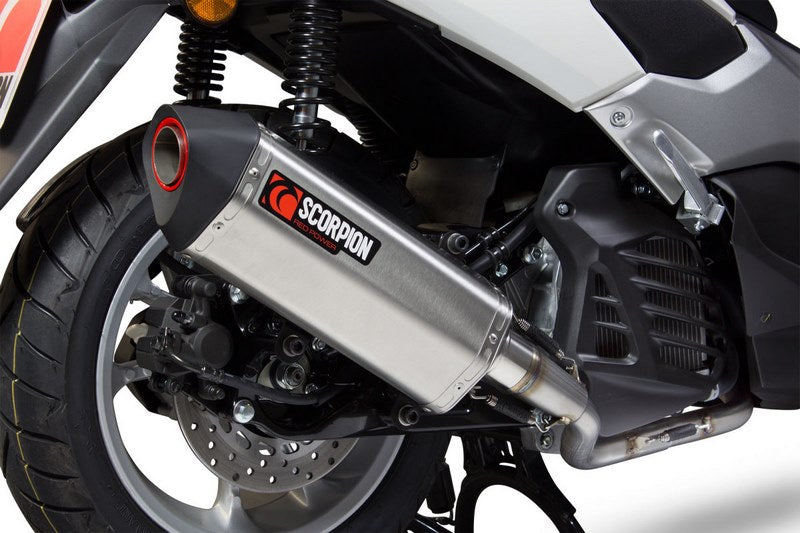 Scorpion / スコーピオンエキゾースト Serket フルシステム ステンレススリーブ eマーク Yamaha N-Max 125 2015 - 201 | RYA104SEO