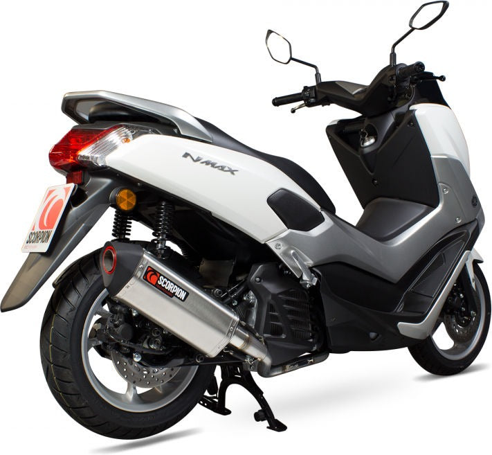 Scorpion / スコーピオンエキゾースト Serket フルシステム ステンレススリーブ eマーク Yamaha N-Max 125 2015 - 201 | RYA104SEO