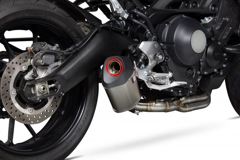Scorpion / スコーピオンエキゾースト Serket フルシステム チタンスリーブ Yamaha XSR 900 2016 - 2018 | RYA107SYSTEO