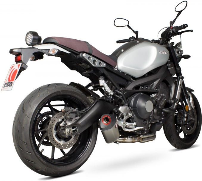 Scorpion / スコーピオンエキゾースト Serket フルシステム チタンスリーブ Yamaha XSR 900 2016 - 2018 | RYA107SYSTEO