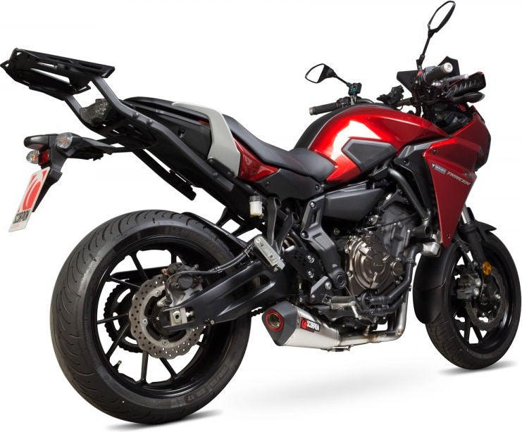 Scorpion / スコーピオンエキゾースト Serket テーパーフルシステム ステンレススリーブ Yamaha Tracer 700 2016 - 2018 | RYA108SYSSEO