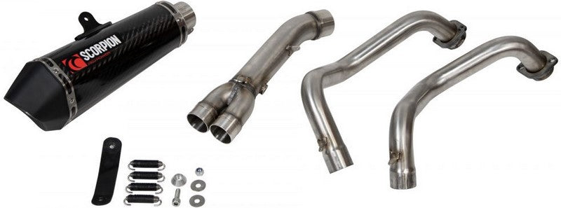 Scorpion / スコーピオンマフラー Serket Taper 触媒 レース フルシステム カーボン スリーブ (非EU認証) | RYA112SYSCEO