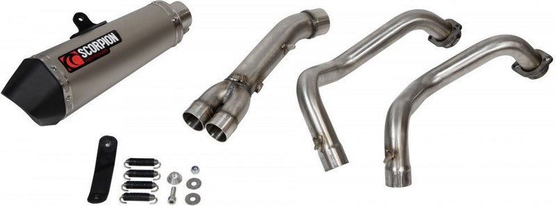 Scorpion / スコーピオンマフラー Serket Taper 触媒 レース フルシステム チタン スリーブ (非EU認証) | RYA112SYSTEO